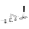 hansgrohe Fertigmontageset Finoris 4-L-BW-Rand-Arm., mit sBox, chrom