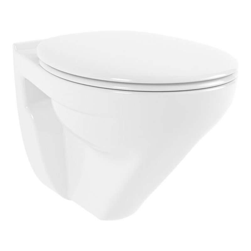 V&B Gustavsberg WC-Sitz Saval 2.0 weiß, Scharniere verchromt