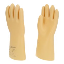 KS Tools Elektriker-Schutzhandschuh mit Schutzisolierung, Klasse 2, weiß