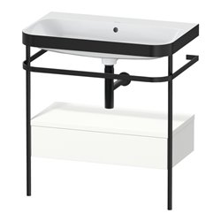 Duravit Möbelwaschtisch-Kombi Happy D.2 Plus 77,5x49cm, o HL, w m, m Konso, 1 Lad