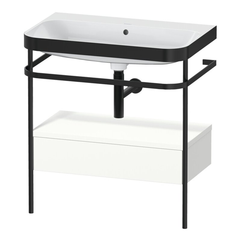 Duravit Möbelwaschtisch-Kombi Happy D.2 Plus 77,5x49cm, o HL, w m, m Konso, 1 Lad