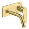 hansgrohe Fertigset Axor Citterio M UP-Waschtisch-Einhebelmischer, Ausl. 167mm, m Pl., brush. br