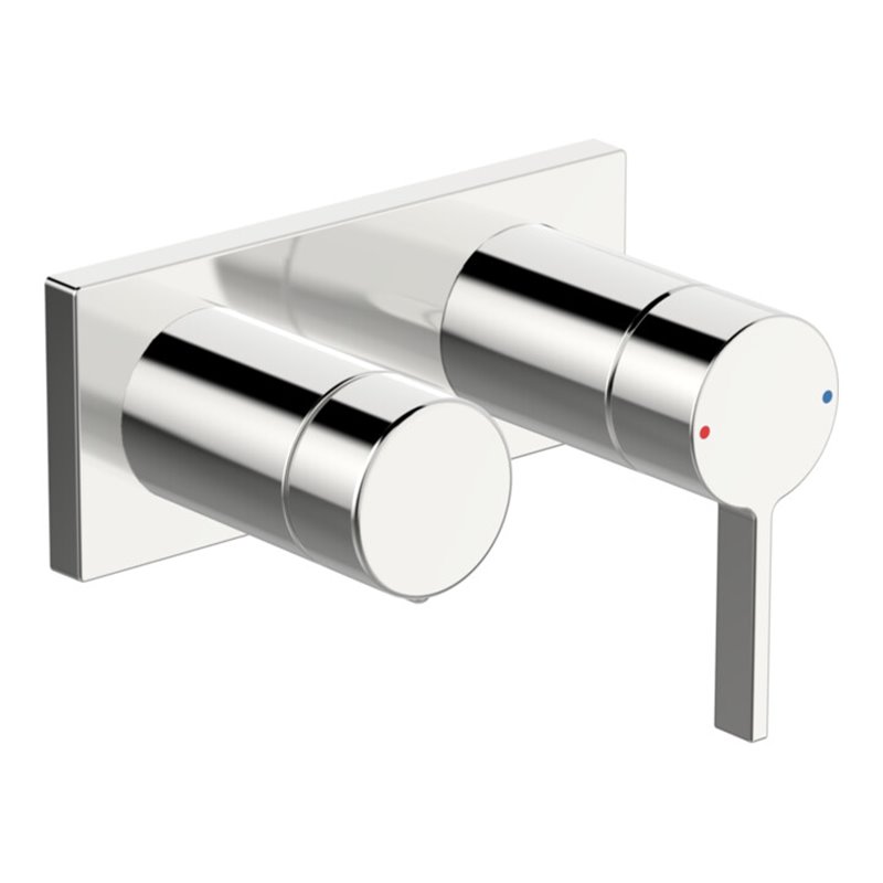 Hansa Fertigmontageset HANSALOFT UP-Wannen-Einhebelmischer, mit Drehumsteller, chrom