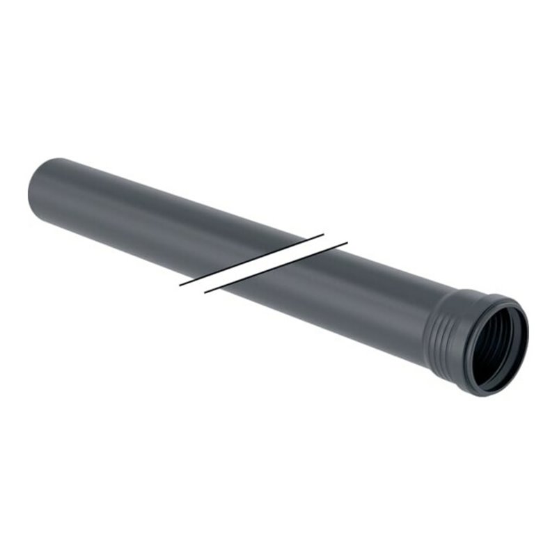 Geberit Rohr Silent Pro DN 50, 1500mm, mit Muffe