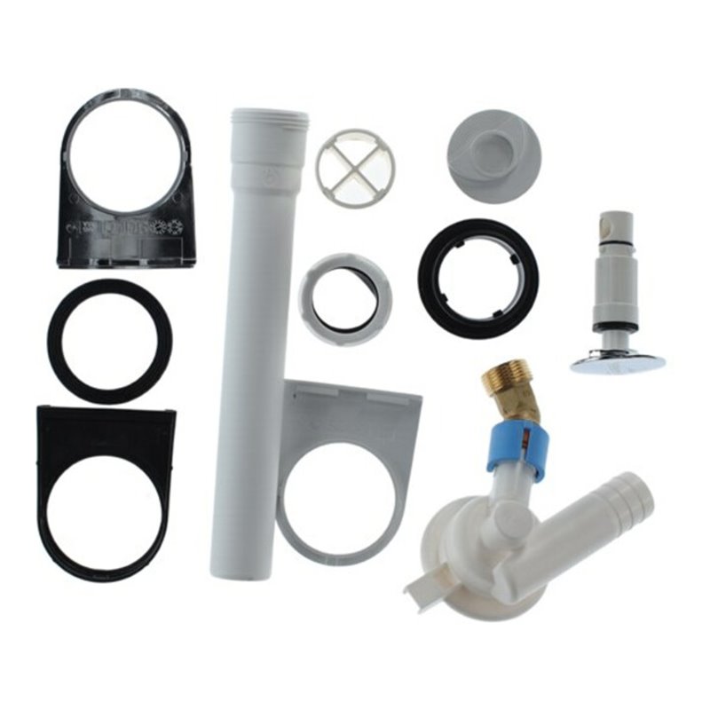 V&B Wasserzulauf Oberon 2.0 Solo vc u. wh., integr. i ÜL, f BW, Kunststoff