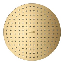 hansgrohe Kopfbrause 250 1jet Axor De., UP-Installation, brushed gold optic