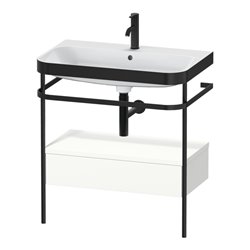 Duravit Möbelwaschtisch-Kombi Happy D.2 Plus 77,5x49cm, 1 HL, w m, m Konso, 1 Lad
