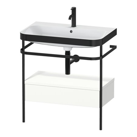 Duravit Möbelwaschtisch-Kombi Happy D.2 Plus 77,5x49cm, 1 HL, w m, m Konso, 1 Lad