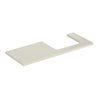 Geberit Waschtisch-Platte One 120x3x47cm, sand-grau/l hg, Ausschn re