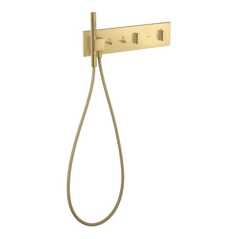hansgrohe Fertigset ShowerComposition UP-THM, 2 Verbr., brushed gold optic