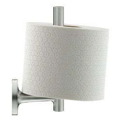 Duravit Reserve-Papierhal. Starck T 5x7,3cm, Edelstahl gebürstet