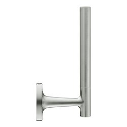 Duravit Reserve-Papierhal. Starck T 5x7,3cm, Edelstahl gebürstet