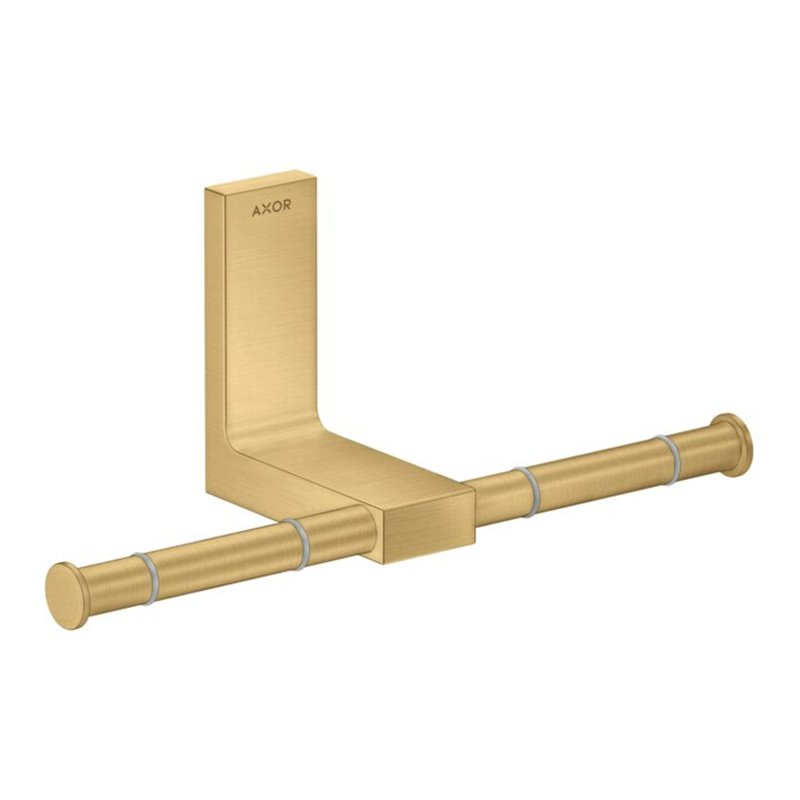 hansgrohe PRH Axor Uni. Rectangular doppelt, Wandmontage, brushed gold optic