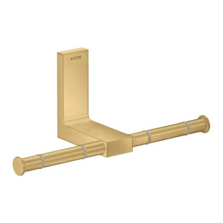 hansgrohe PRH Axor Uni. Rectangular doppelt, Wandmontage, brushed gold optic