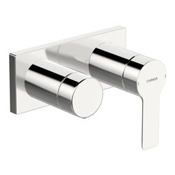 Hansa Fertigmontageset HANSALIGNA UP-Wannen-Einhebelmischer, Drehumstellung, chrom