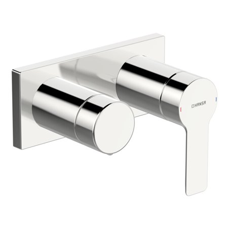 Hansa Fertigmontageset HANSALIGNA UP-Wannen-Einhebelmischer, Drehumstellung, chrom