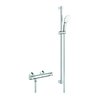 Grohe Thermostat-Brausebatterie Grohtherm 500 34797_1 mit Brausegarnitur 900mm chrom