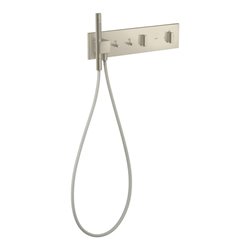 hansgrohe Fertigset ShowerComposition UP-THM, 2 Verbraucher, brushed nickel