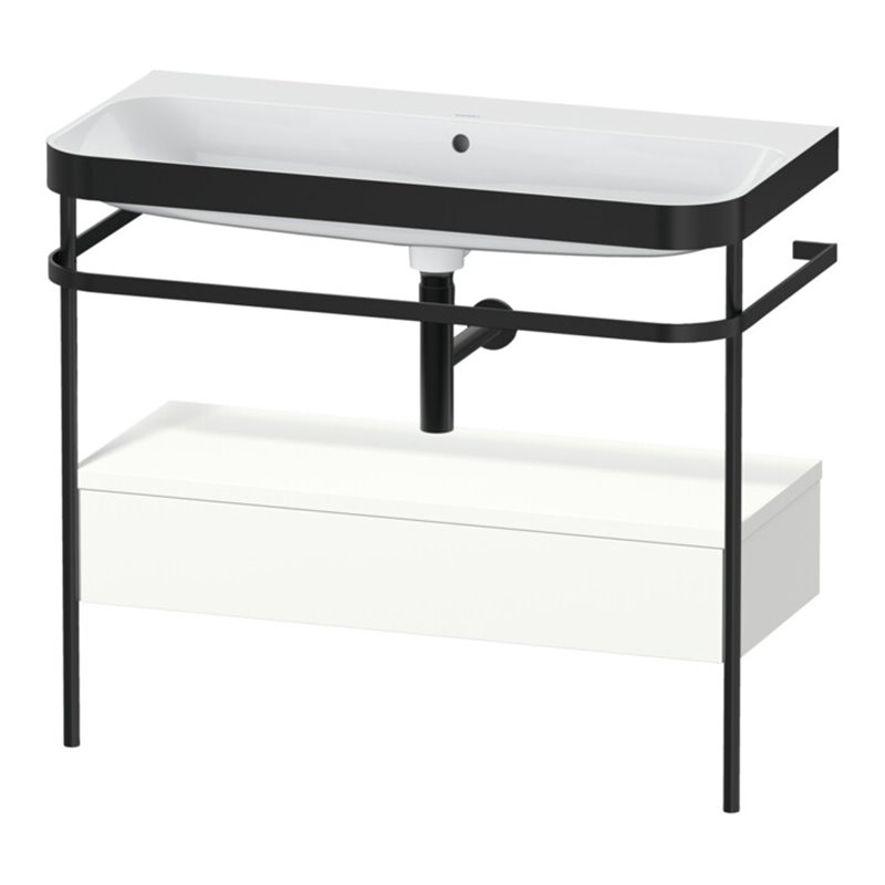 Duravit Möbelwaschtisch-Kombi Happy D.2 Plus 97,5x49cm, o HL, w m, m Konso, 1 Lad