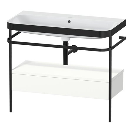 Duravit Möbelwaschtisch-Kombi Happy D.2 Plus 97,5x49cm, o HL, w m, m Konso, 1 Lad