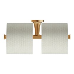Duravit Papierrollenhalter Starck T 25,5x7,6cm, doppelt, Bronze gebürstet