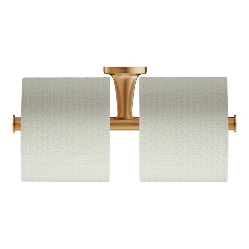 Duravit Papierrollenhalter Starck T 25,5x7,6cm, doppelt, Bronze gebürstet