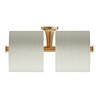 Duravit Papierrollenhalter Starck T 25,5x7,6cm, doppelt, Bronze gebürstet