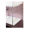 Duravit Metallkonsole DuraSquare 66,5x38cm, wandhängend, chrom