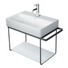 Duravit Metallkonsole DuraSquare 66,5x38cm, wandhängend, chrom