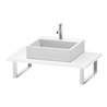 Duravit Konsole L-Cube 80-200x55cm, 1 AS, Stär 3cm, we. hgl