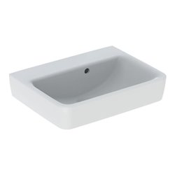 Geberit Handwaschbecken Renova Plan 50x38cm, o HL, m asymetrischem Ü, w K-T.
