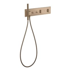 hansgrohe Fertigset ShowerComposition UP-THM, 2 Verbraucher, brushed red gold