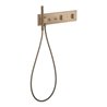 hansgrohe Fertigset ShowerComposition UP-THM, 2 Verbraucher, brushed red gold
