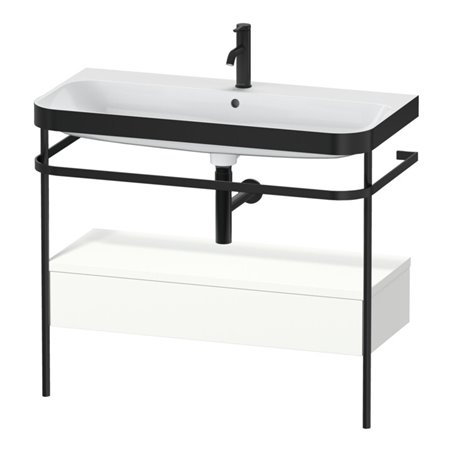 Duravit Möbelwaschtisch-Kombi Happy D.2 Plus 97,5x49cm, 1 HL, w m, m Konso, 1 Lad