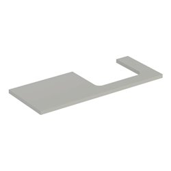 Geberit Waschtisch-Platte One 120x3x47cm, greige/lackiert m, AS re