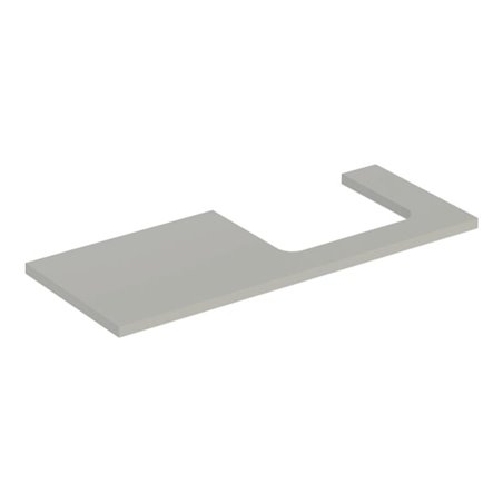Geberit Waschtisch-Platte One 120x3x47cm, greige/lackiert m, AS re