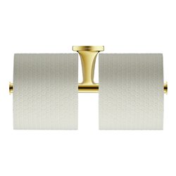 Duravit Papierrollenhalter Starck T 25,5x7,6cm, doppelt, Gold poliert