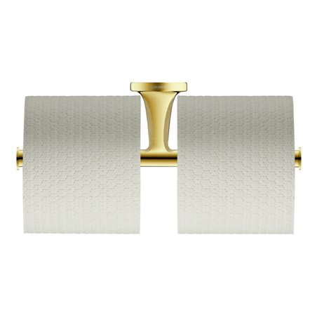 Duravit Papierrollenhalter Starck T 25,5x7,6cm, doppelt, Gold poliert
