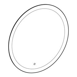 Geberit Lichtspiegel Option Round d 75cm, direkte-/indirekte Beleuchtung