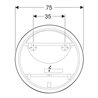 Geberit Lichtspiegel Option Round d 75cm, direkte-/indirekte Beleuchtung