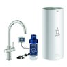 Grohe Spültisch-Einhebelmischer Red Duo supersteel, L-Size, mit Boiler