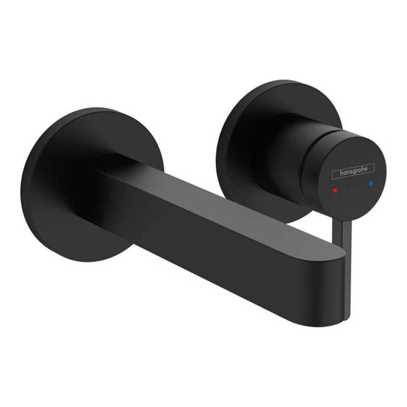 hansgrohe Fertigmontageset Finoris UP-Waschtisch-Einhebelmischer, f Wd, Ausl. 168mm, sw ma