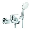 Grohe Wannen-Einhebelmischer Eurosmart 1/2', m Brausegarnitur, Wandmontage, chrom