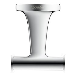 Duravit Handtuchhaken Starck T 6x7,6cm, doppelt, chrom