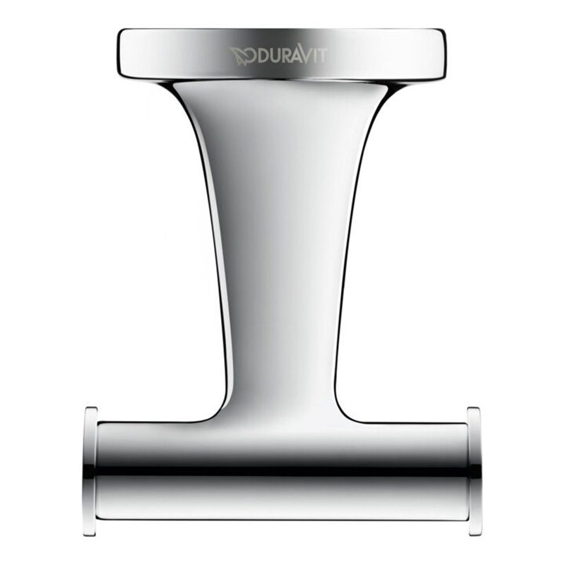 Duravit Handtuchhaken Starck T 6x7,6cm, doppelt, chrom