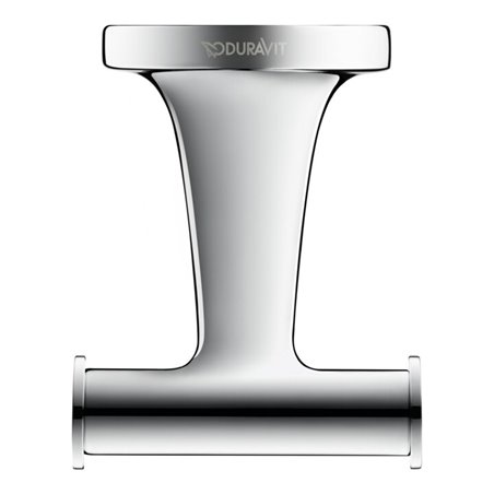 Duravit Handtuchhaken Starck T 6x7,6cm, doppelt, chrom