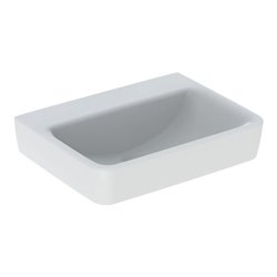 Geberit Handwaschbecken Renova Plan 50x38cm, o. Hahnl., ohne Überlauf, weiß
