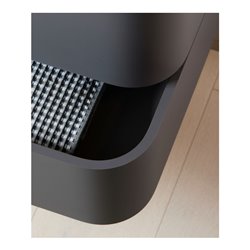 Duravit Möbelwaschtisch Happy D.2 Plus 57,5x49cm, 2 HL, graph matt, 2 Schubk.