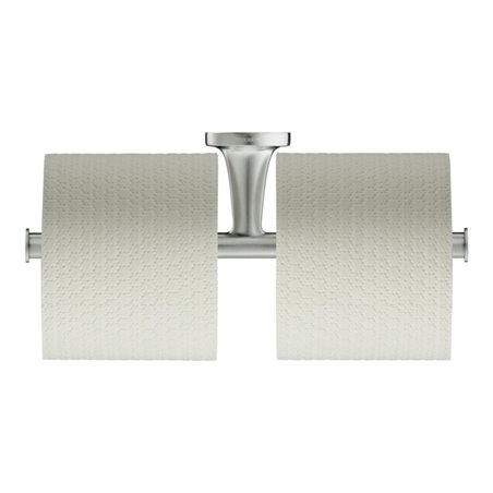 Duravit Papierrollenhalter Starck T 25,5x7,6cm, doppelt, Edelstahl gebürstet