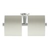 Duravit Papierrollenhalter Starck T 25,5x7,6cm, doppelt, Edelstahl gebürstet